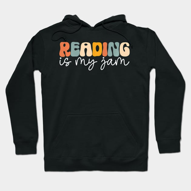 ny Book s For Bookworms Reading Is My Jam Hoodie by Ro Go Dan